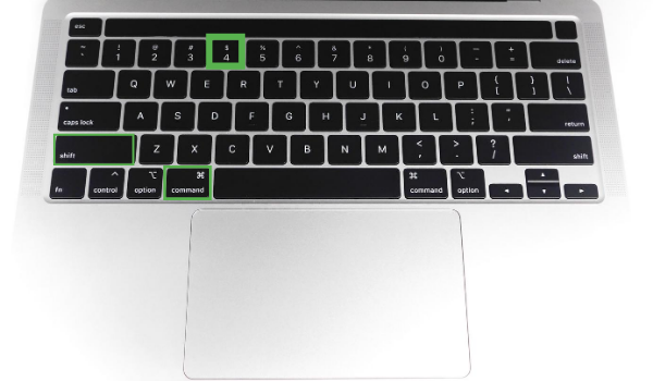 print screen in macbook pro keyboard